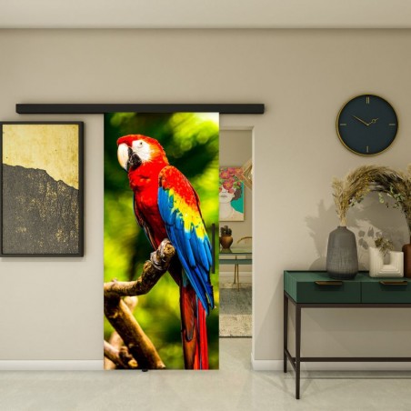 Glasschiebetür BLACK-LINE - Fotoprint Model 248