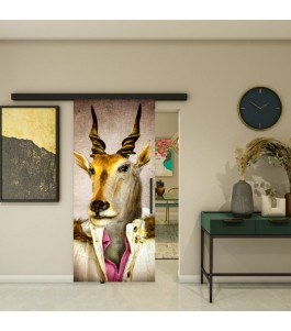 Glasschiebetür BLACK-LINE - Fotoprint Model 253