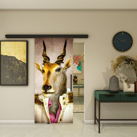 Glasschiebetür BLACK-LINE - Fotoprint Model 253