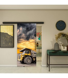 Glasschiebetür BLACK-LINE - Fotoprint Model 260