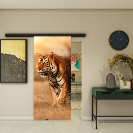 Glasschiebetür BLACK-LINE - Fotoprint Model 289