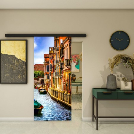 Glasschiebetür BLACK-LINE - Fotoprint Model 297