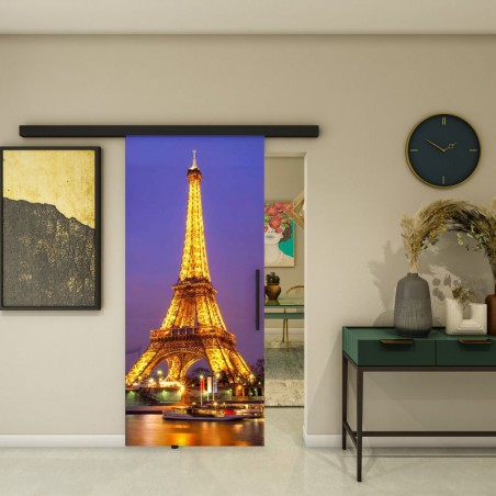 Glasschiebetür BLACK-LINE - Fotoprint Model 298