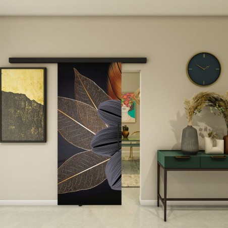 Glasschiebetür BLACK-LINE - Fotoprint Model 303