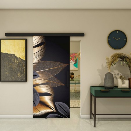 Glasschiebetür BLACK-LINE - Fotoprint Model 304