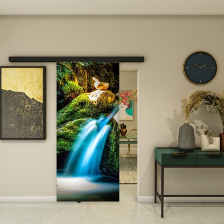 Glasschiebetür BLACK-LINE - Fotoprint Model 311