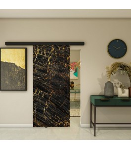 Glasschiebetür BLACK-LINE - Fotoprint Model 324