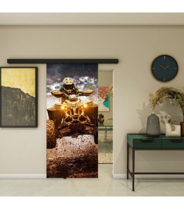 Glasschiebetür BLACK-LINE - Fotoprint Model 326