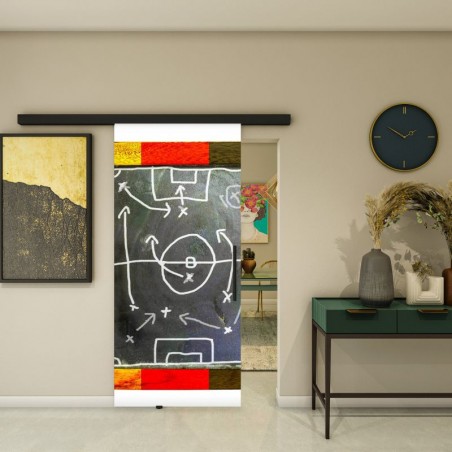 Glasschiebetür BLACK-LINE - Fotoprint Model 327