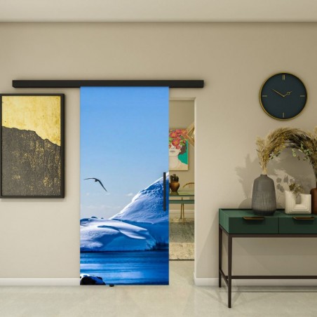 Glasschiebetür BLACK-LINE - Fotoprint Model 331