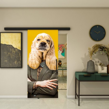 Glasschiebetür BLACK-LINE - Fotoprint Model 337