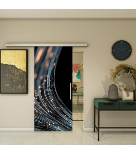 Glasschiebetür SLIM-LINE - Fotoprint Model 33