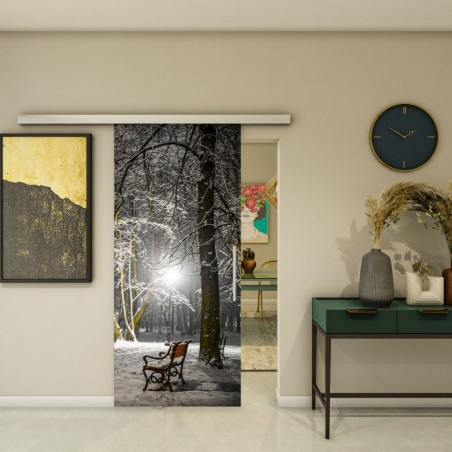 Glasschiebetür SLIM-LINE - Fotoprint Model 46