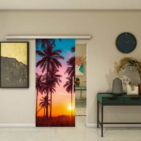 Glasschiebetür SLIM-LINE - Fotoprint Model 63