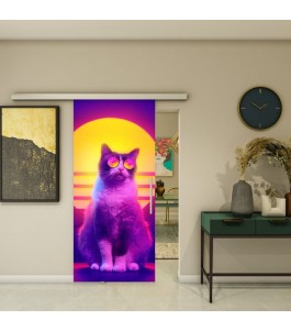 Glasschiebetür SLIM-LINE - Fotoprint Model 84