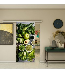 Glasschiebetür SLIM-LINE - Fotoprint Model 110