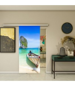 Glasschiebetür SLIM-LINE - Fotoprint Model 120
