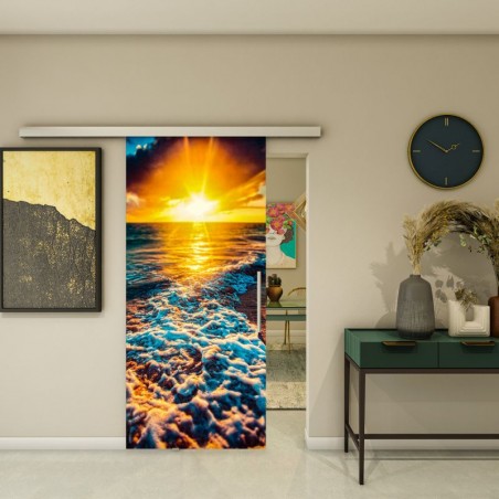 Glasschiebetür SLIM-LINE - Fotoprint Model 127