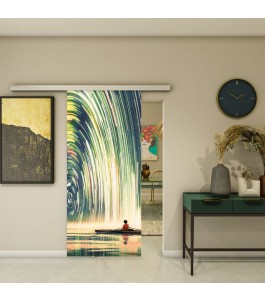 Glasschiebetür SLIM-LINE - Fotoprint Model 130