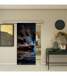 Glasschiebetür SLIM-LINE - Fotoprint Model 134