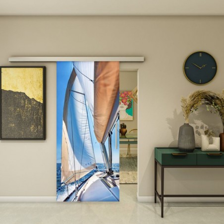 Glasschiebetür SLIM-LINE - Fotoprint Model 137