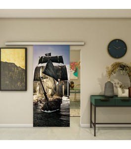 Glasschiebetür SLIM-LINE - Fotoprint Model 140