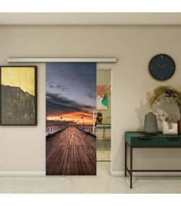 Glasschiebetür SLIM-LINE - Fotoprint Model 141