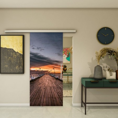 Glasschiebetür SLIM-LINE - Fotoprint Model 141