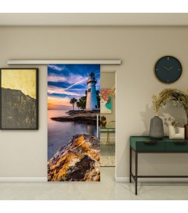 Glasschiebetür SLIM-LINE - Fotoprint Model 142