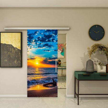 Glasschiebetür SLIM-LINE - Fotoprint Model 146