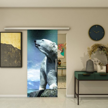 Glasschiebetür SLIM-LINE - Fotoprint Model 152