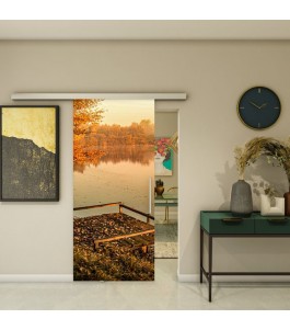 Glasschiebetür SLIM-LINE - Fotoprint Model 154