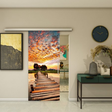 Glasschiebetür SLIM-LINE - Fotoprint Model 155