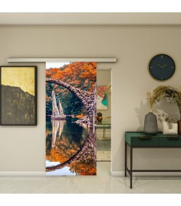 Glasschiebetür SLIM-LINE - Fotoprint Model 159