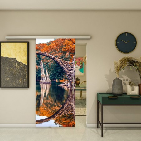 Glasschiebetür SLIM-LINE - Fotoprint Model 159
