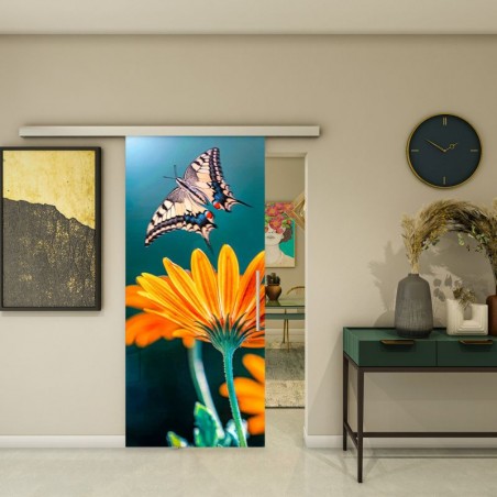 Glasschiebetür SLIM-LINE - Fotoprint Model 162