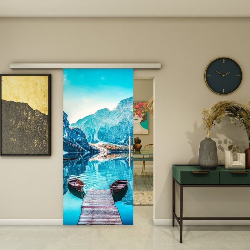 Glasschiebetür SLIM-LINE - Fotoprint Modell 164