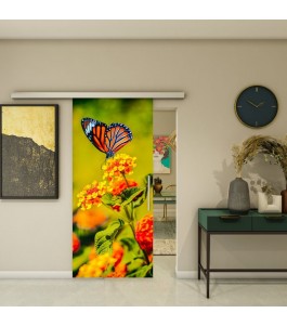 Glasschiebetür SLIM-LINE - Fotoprint Model 167