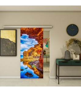Glasschiebetür SLIM-LINE - Fotoprint Model 172