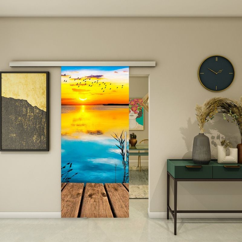 Glasschiebetür SLIM-LINE - Fotoprint Modell 178 Glasschiebetür SLIM-LINE - Fotoprint Modell 178