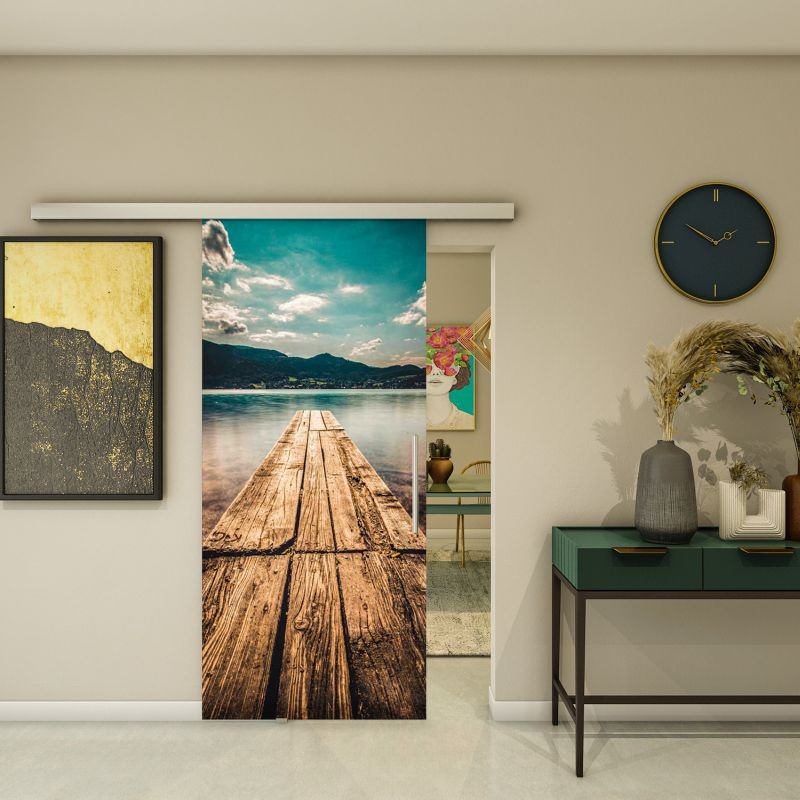 Glasschiebetür SLIM-LINE - Fotoprint Modell 182 Glasschiebetür SLIM-LINE - Fotoprint Modell 182