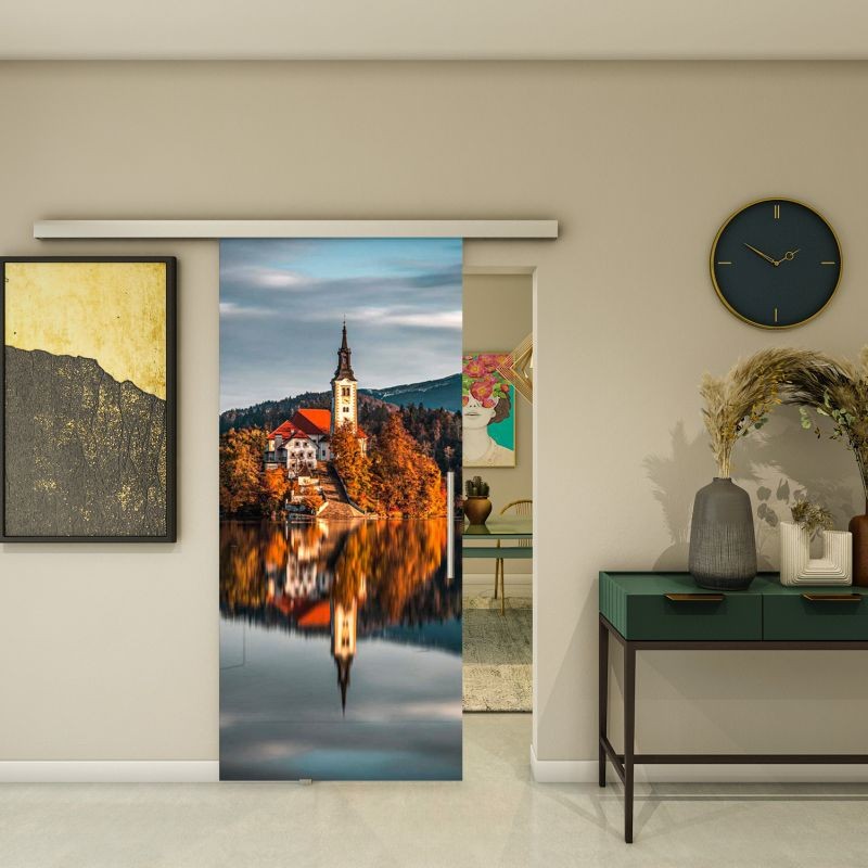 Glasschiebetür SLIM-LINE - Fotoprint Modell 183 Glasschiebetür SLIM-LINE - Fotoprint Modell 183