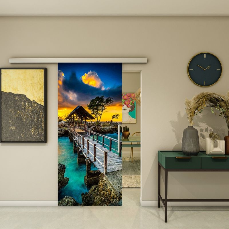 Glasschiebetür SLIM-LINE - Fotoprint Modell 185 Glasschiebetür SLIM-LINE - Fotoprint Modell 185