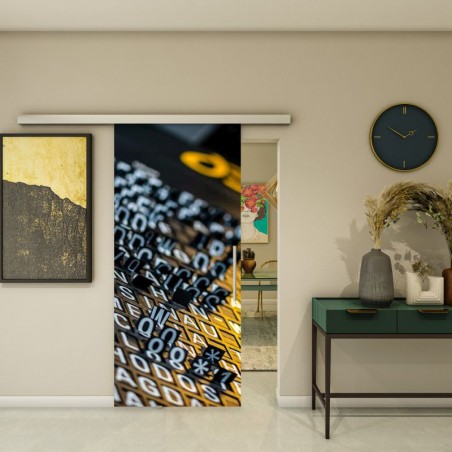 Glasschiebetür SLIM-LINE - Fotoprint Model 201