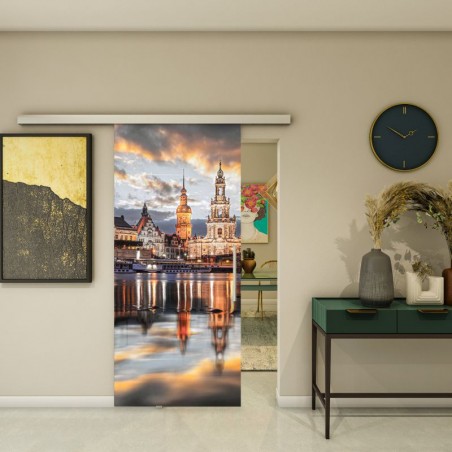 Glasschiebetür SLIM-LINE - Fotoprint Model 203