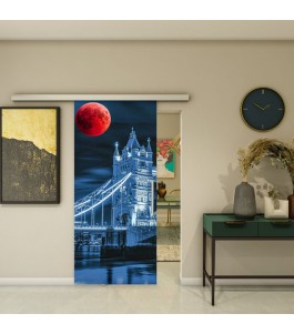 Glasschiebetür SLIM-LINE - Fotoprint Model 206