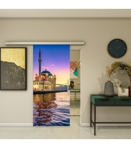Glasschiebetür SLIM-LINE - Fotoprint Model 209