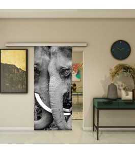 Glasschiebetür SLIM-LINE - Fotoprint Model 222