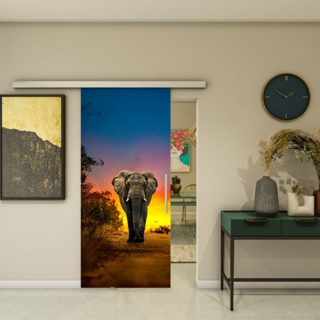 Glasschiebetür SLIM-LINE - Fotoprint Model 226