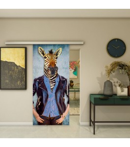 Glasschiebetür SLIM-LINE - Fotoprint Model 249